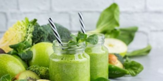 Smoothies verdes para el desayuno