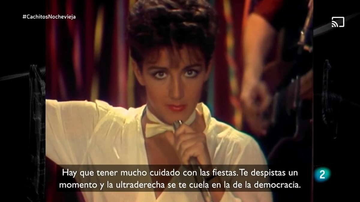 Propaganda del Gobierno en la Nochevieja de 'La 2': "Te despistas y la ultraderecha se te cuela en la democracia&rdquo;