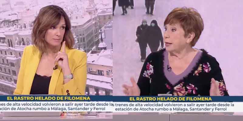 Celia Villalobos se deshace en elogios hacia Telemadrid en plena tertulia de Televisi&oacute;n Espa&ntilde;ola