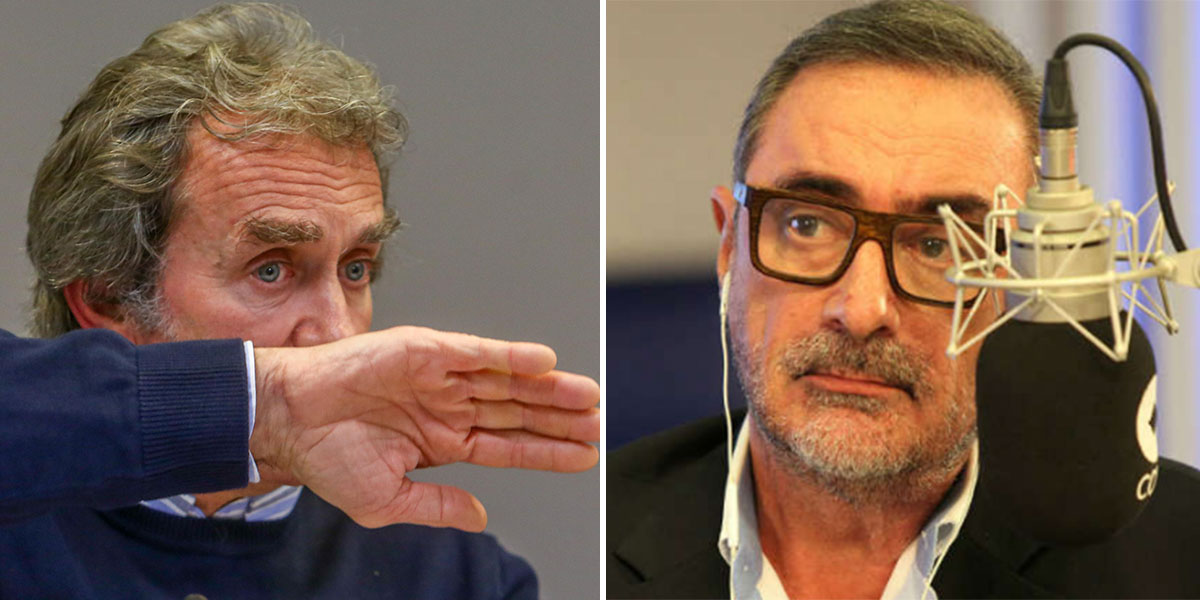 Herrera recupera la frase mítica del rey emérito para mandar a pastar a Fernando Simón