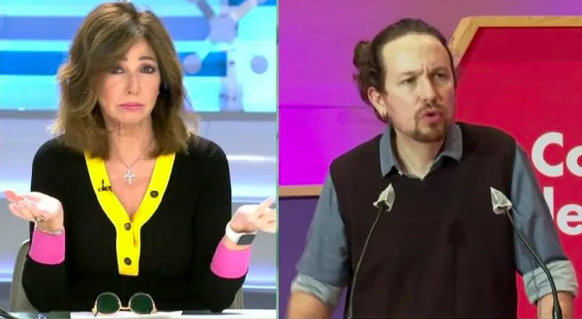 Ana Rosa sacude en los morros a Pablo Iglesias por sus 'gilipolleces': "Te tienes que marchar del Gobierno"