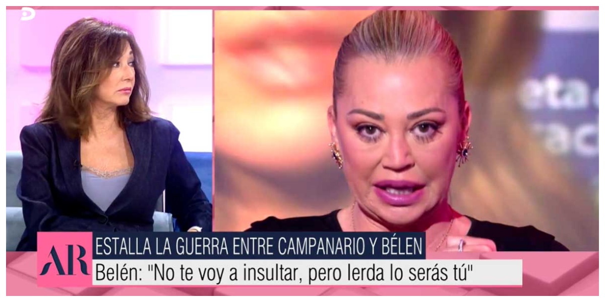 La inesperada reacción de Ana Rosa Quintana sobre la guerra entre Belén Esteban y María José Campanario