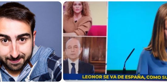 El rotulista despedido de TVE reincide en sus memeces: "Me han despedido, como al abuelo de Leonor"