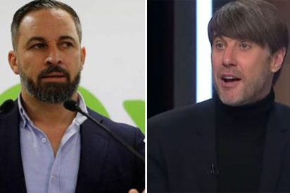 Abascal salta contra el 'indepe' racista pagado por TVE que atac&oacute; a Garriga: "&iexcl;Blanco idiota!"
