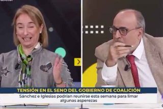 Enric Juliana se pone agresivo y falt&oacute;n con Paloma Cervilla ante el silencio sepulcral de M&oacute;nica L&oacute;pez en TVE