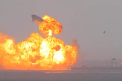 La nave Starship SpaceX, del millonario Elon Musk, explota justo despu&eacute;s de aterrizar