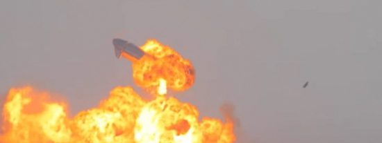 La nave Starship SpaceX, del millonario Elon Musk, explota justo despu&eacute;s de aterrizar