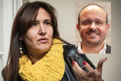 Laura Borrás (JxCat) y Alejandro Fernández (PP)