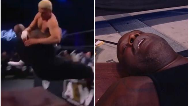 El espectacular KO a Shaquille O&rsquo;Neal en su debut en la lucha libre