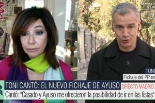 Toni Cant&oacute; confirma a Ana Rosa c&oacute;mo se gest&oacute; su fichaje por el PP: "Admiro a Ayuso"