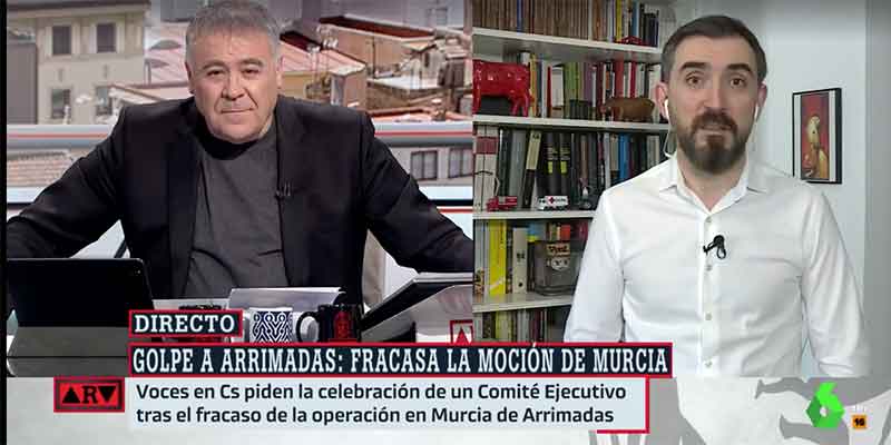 Escolar llora en el hombro de Ferreras: "El PP ha ganado haciendo trampas"