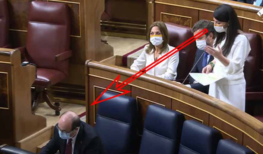 Repaso colosal de Macarena Olona a la calva misma del ministro Iceta