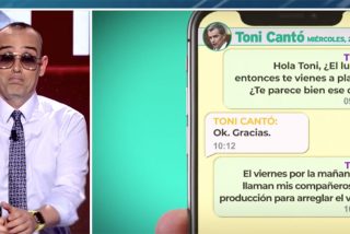 Toni Cant&oacute; enga&ntilde;&oacute; a Risto Mejide y el publicista se venga sacando los mensajes privados que intercambiaron con &eacute;l