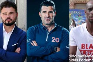 Rufi&aacute;n acusa a Figo de 'neonazi' por burlarse del "fichaje gal&aacute;ctico" del mantero de Pablo Iglesias
