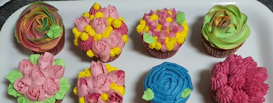 Receta: cupcakes de flores para el D&iacute;a de la Madre