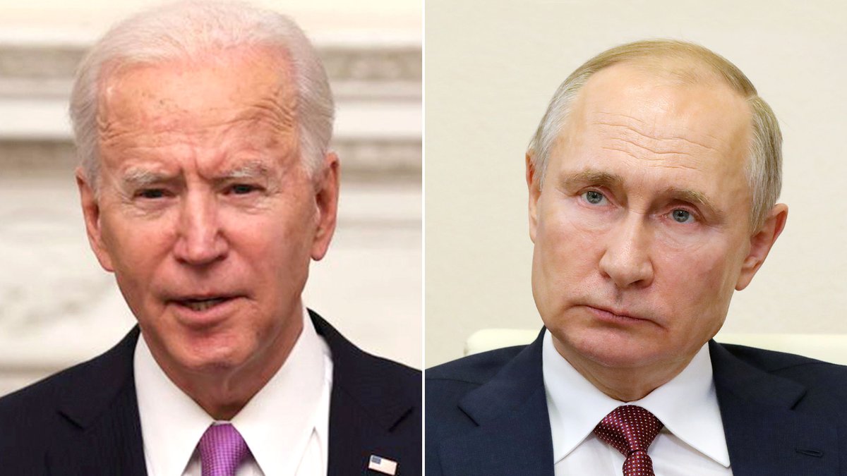 Joe Biden y Vladimir Putin