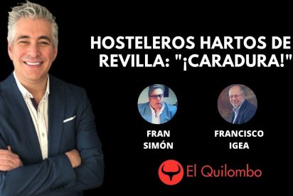 El Quilombo: Hosteleros emboscan a Revilla: "¡Caradura! ¡Sinvergüenza! ¡Viva Ayuso!"