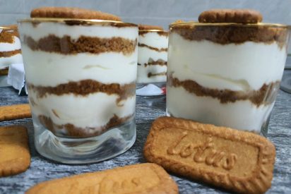 Receta: vasitos de galletas Lotus
