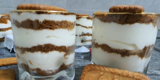 Receta: vasitos de galletas Lotus