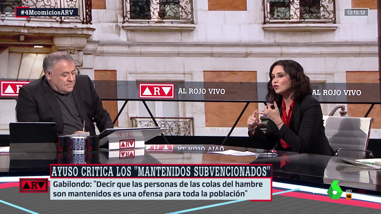 Ayuso deja planchado a Ferreras en la vergonzosa emboscada de laSexta