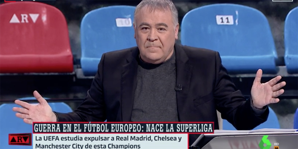 Ferreras sigue al pie de la letra a Florentino y se convierte en su ariete contra todos: "¿Qué es la pureza del fútbol?"