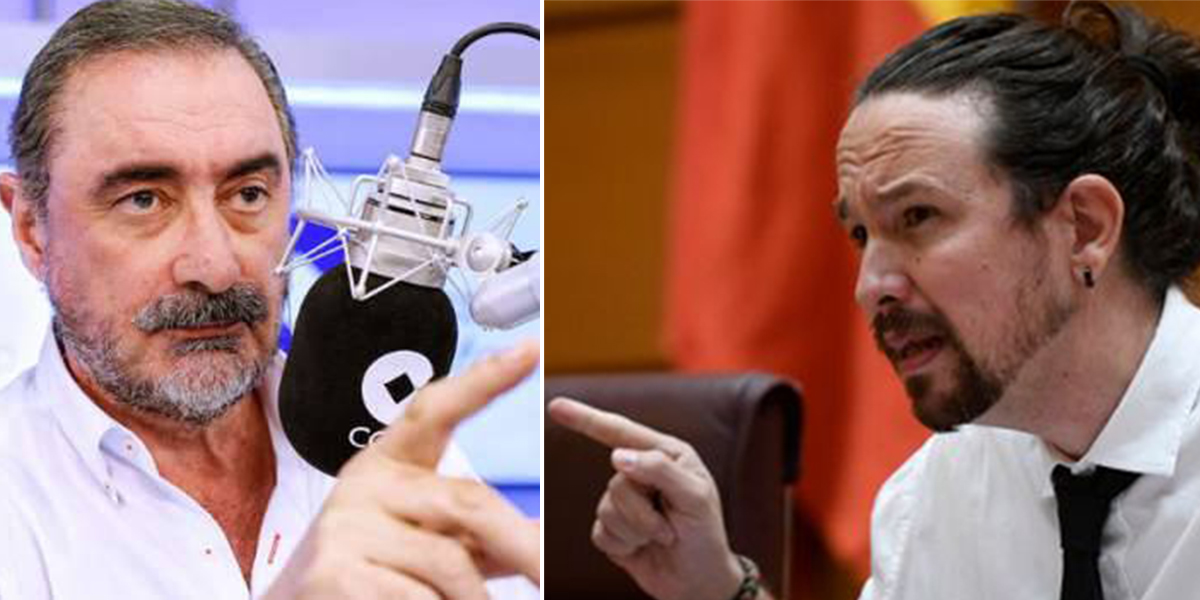Carlos Herrera: "Si tienes lo que hay que tener, Pablo Iglesias, vienes y me lo dices aqu&iacute;"