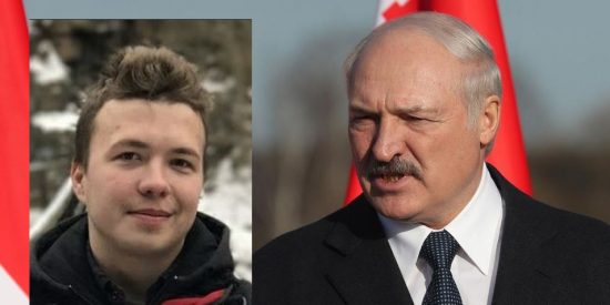 El tirano de Bielorrusia fuerza el aterrizaje de un avión comercial para atrapar a un periodista opositor