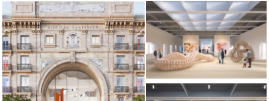 El edificio del Paseo de Pereda albergar&aacute; m&aacute;s de mil obras de la colecci&oacute;n del banco y espacios para la cultura.