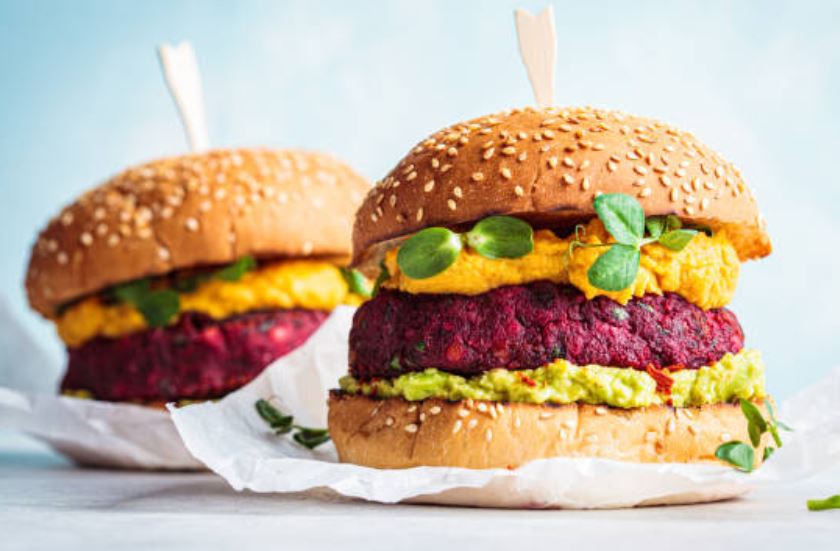 Hamburguesas veganas de remolacha y quinoa