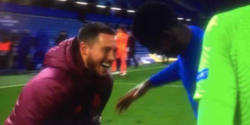 El madridismo arde con las escandalosas risas de Hazard con sus ex compa&ntilde;eros del Chelsea tras la derrota