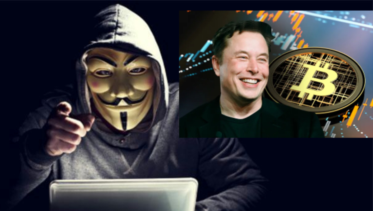 Anonymous amenaza a Elon Musk 