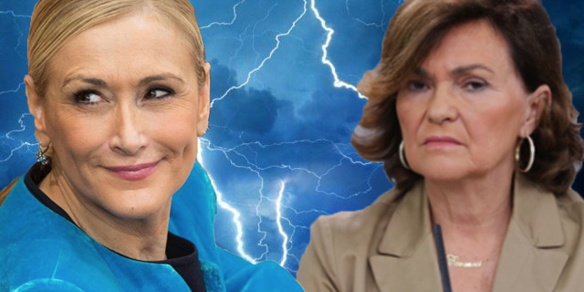 Cristina Cifuentes da 'electroshock' a Carmen Calvo por tapar el sablazo del precio de la luz con feminismo barato