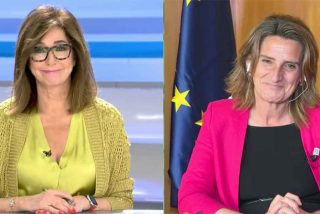 Ana Rosa pone contra las cuerdas a Teresa Ribera con la factura de la luz: "&iquest;A qu&eacute; hora pone usted la lavadora?"
