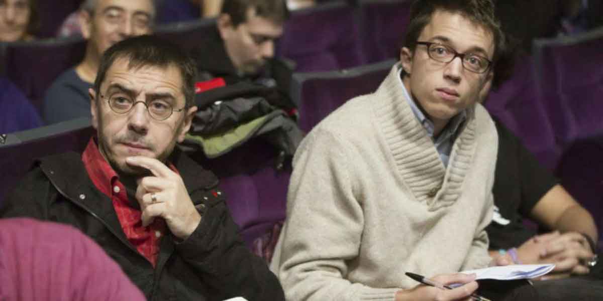 Monedero ahora se arrima a Errej&oacute;n: "Lo de la agresi&oacute;n que publica el mierda de Inda no se la cree nadie"