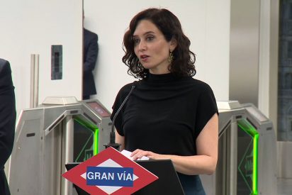 Zasca de Ayuso a la Cadena SER por intentar torpedear con una noticia falsa la reapertura de la estaci&oacute;n de Gran V&iacute;a