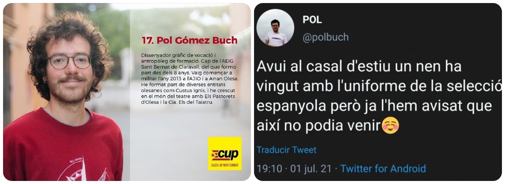 El monitor de un campamento en Catalu&ntilde;a obliga a un ni&ntilde;o a quitarse la camiseta de la Selecci&oacute;n Espa&ntilde;ola