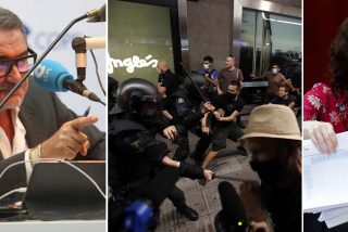 Herrera planta cara a los violentos de extrema izquierda: "&iquest;En qu&eacute; lista est&aacute; Ayuso?"