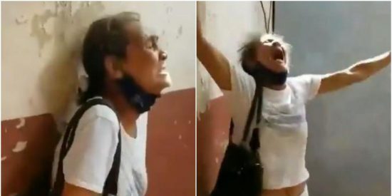 El v&iacute;deo que sacude a Cuba: Una madre llora desesperada por la detenci&oacute;n y golpiza a su hijo por la polic&iacute;a castrista