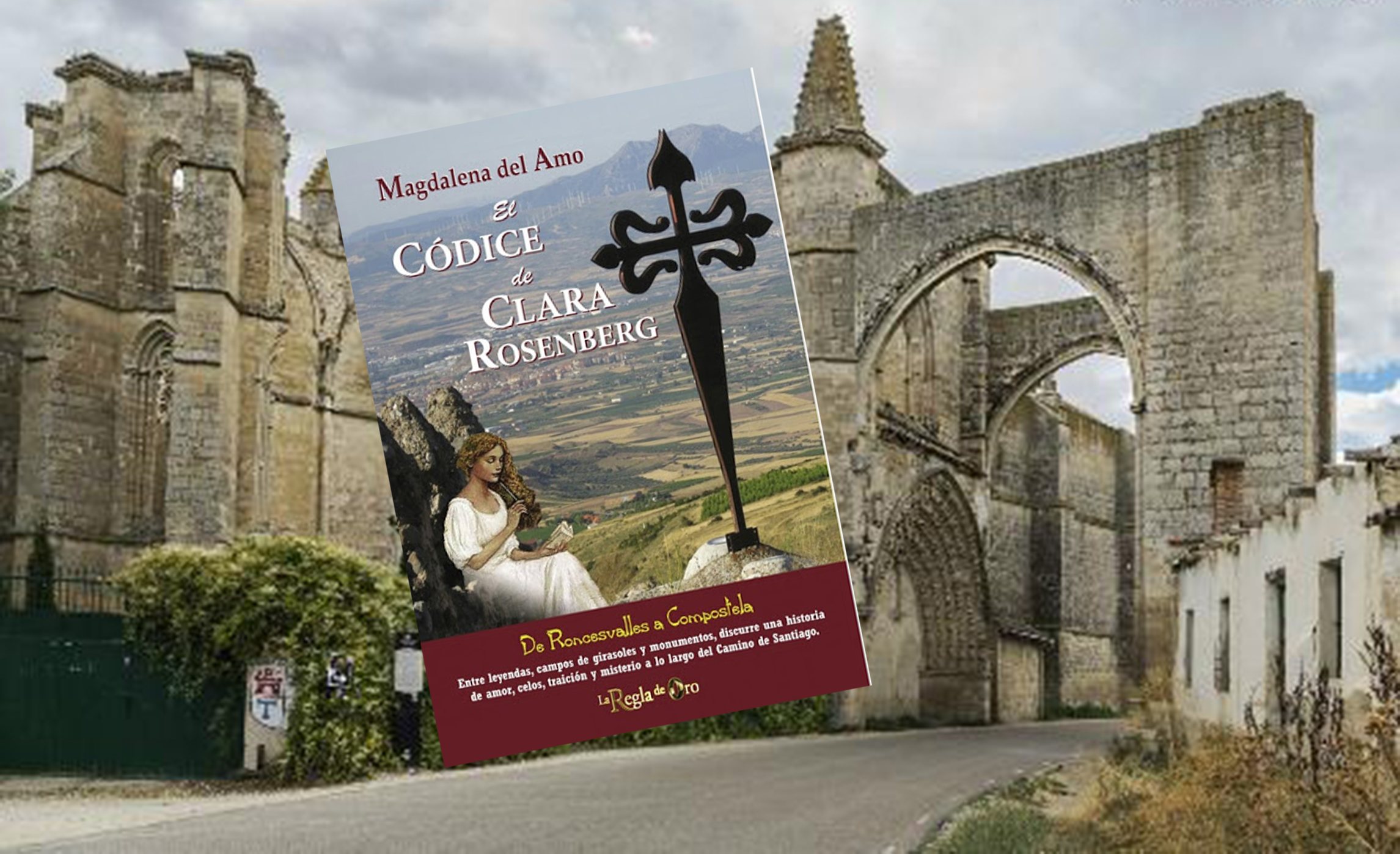 El Camino de Santiago por las llanuras burgalesas y los campos de girasoles