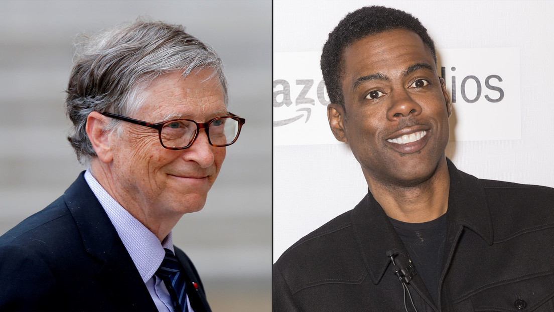 Graban a Bill Gates viendo al c&oacute;mico Chris Rock b&uacute;rlandose de &eacute;l y su reacci&oacute;n a los insultos se hace viral