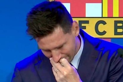 Messi, uno de los &uacute;ltimos genios del f&uacute;tbol mundial, se despide llorando del Barcelona FC