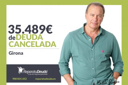Repara tu Deuda Abogados cancela 35.489&euro; en Girona (Catalunya) con la Ley de Segunda Oportunidad