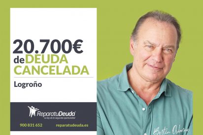 Repara tu Deuda Abogados cancela 20.700&euro; en Logro&ntilde;o (La Rioja) con la Ley de la Segunda Oportunidad
