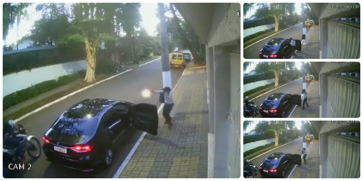 El maleante despistado intenta atracar el coche de los guardaespaldas del alcalde de Sao Paulo y lo cosen a tiros