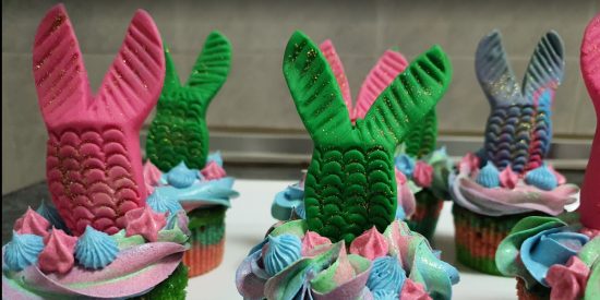 Receta: cupcakes de sirena