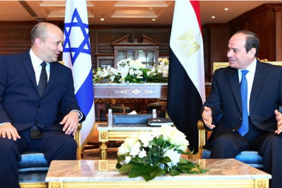 Hist&oacute;rica visita de Bennett a Egipto: No hab&iacute;an recibido a ning&uacute;n primer ministro de Israel en la &uacute;ltima d&eacute;cada