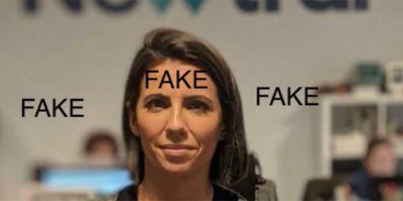 Exigen poner un 'FAKE' en la frente de Ana Pastor y Newtral por tragarse el bulo de la agresión de Malasaña