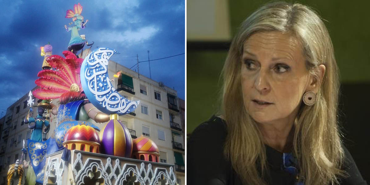Golpe de Isabel San Sebasti&aacute;n a los cobardes que indultan fallas por miedo: "&iquest;Qu&eacute; ser&aacute; lo pr&oacute;ximo, pedir perd&oacute;n por la Reconquista?"