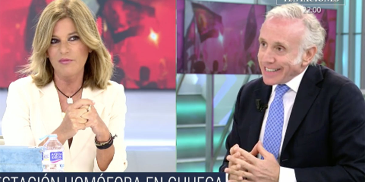 Inda desmonta a Palomera por la marcha neonazi en Madrid: "&iexcl;No hace falta ser premio Nobel!"