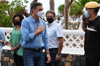 Un v&iacute;deo destroza a S&aacute;nchez: pero las im&aacute;genes no corresponden a los evacuados por el volc&aacute;n